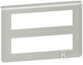 Ramka 2 x 8 modułowa pozioma - aluminium, MOSAIC