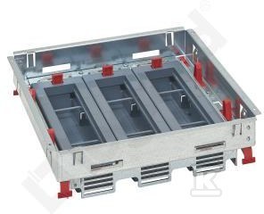 Puszka podłogowa standardowa pozioma regulowana 24(3x8) modułów