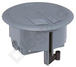 Przedłużacz STANDARD 3x2P+Z, z przewodem 3.0 metra 3x1.5 mm2 - czarny/grafitowy, HELMO