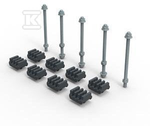 XL3S zestaw adapterów do szyn cu 50-63x5mm