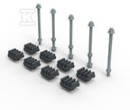 XL3S zestaw adapterów do szyn cu 50-63x5mm