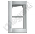 Ramka z uchwytem do paneli sfera - 2 moduły - aluminium, SFERA