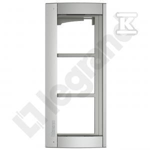 Ramka z uchwytem do paneli sfera - 3 moduły - aluminium, SFERA