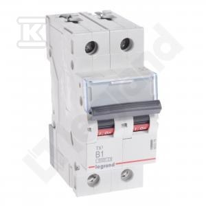 Wyłącznik nadprądowy S 302 2P B 1 A 6000 A serii TX3