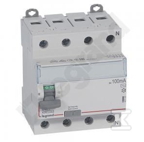 Wyłącznik różnicowoprądowy P 304 4P 80 A 100 mA typ AC serii DX3
