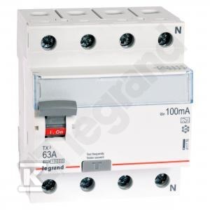 Wyłącznik różnicowoprądowy P 304 4P 63 A 100 mA typ A serii TX3