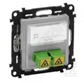 VAlena Life gniazdo światłowodowe 2 X sc / apc aluminium