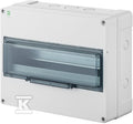 Rozdzielnica natynkowa HERMETICA 1x12+4 modułów PE+N drzwi przydymiane IP65 1000V DC PV