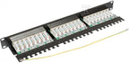 Panel kategorii 6 FTP 19" 1U, 24xRJ45 z półką