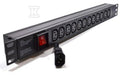 Listwa zasilająca 8x230V, z wyłącznikiem