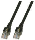 Patchcord RJ45 SF/UTP kat. 5e PVC CCA czarny 1m