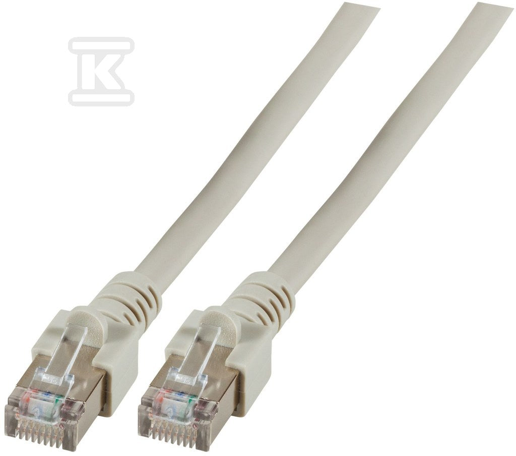 Patchcord RJ45 SF/UTP kat. 5e PVC CCA szary 3m