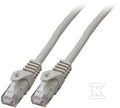 Patchcord RJ45 U/UTP kat. 6 LSZH CCA szary 1,5m