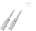 Patchcord RJ45 U/UTP kat. 6 PVC CCA szary 0,5m