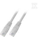 Patchcord RJ45 U/UTP kat. 6 PVC CCA szary 0,5m