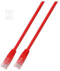Patchcord RJ45 U/UTP kat. 6 PVC CCA czerwony 0,5m