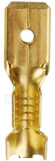 Wsuwka przewodowa niecynowana TS 6,3-1/100 zgodne z normą DIN 46248