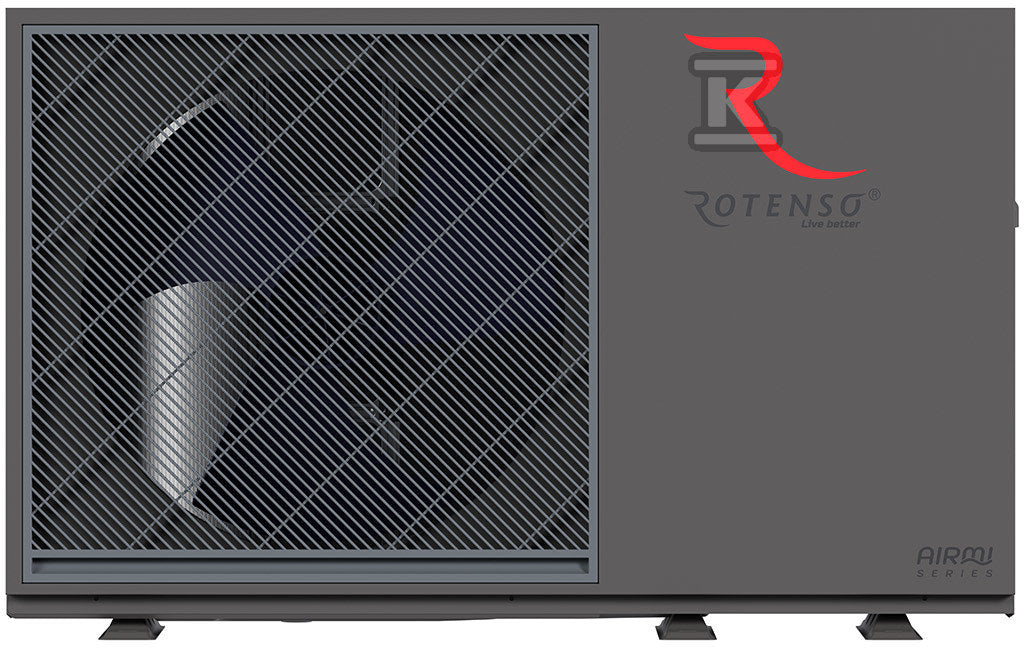 Pompa ciepła powietrzna AIRMI MONOBLOCK AIMB80X1 R14 kolor grafitowy, 8 kW