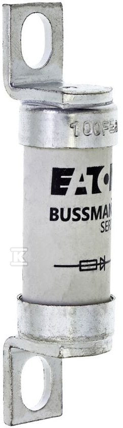 Wkładka szybka, 100 A, AC 690 V, DC 500 V, BS88, 19 x 77 mm, aR, BS 100FE
