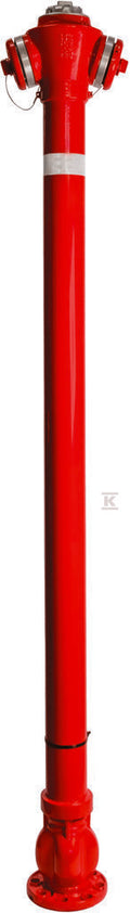 Hydrant zewnętrzny nadziemny HN3 DN80 H=1900mm, PN10, GJS-żeliwo sfero, pojedyncze zamknięcie, kolumna stalowa