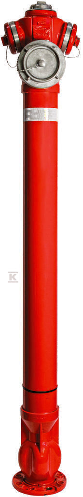 Hydrant zewnętrzny nadziemny HN3 DN100 H=2450mm, PN16, GJS-żeliwo sfero, pojedyncze zamknięcie, kolumna stalowa