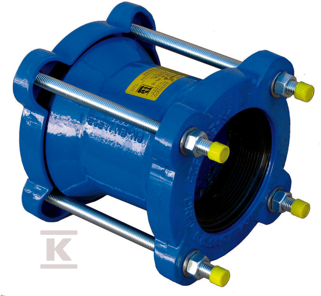 Łącznik RR DN150 rurowo-rurowy na stal, PVC, azbest, PN16, GJS-żeliwo sfero