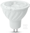 Żarówka LED V-TAC SAMSUNG CHIP 6W GU5.3 MR16 12V 38st VT-267 4000K 455lm 5 Lat Gwarancji
