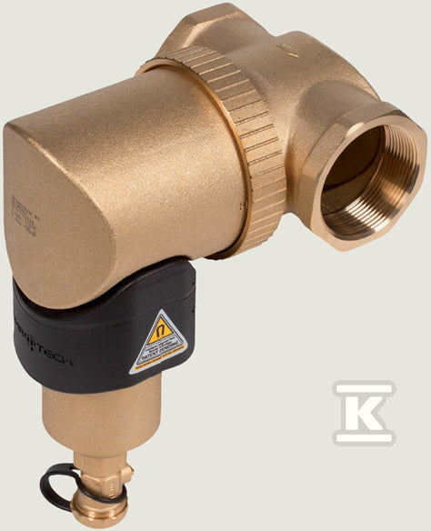 Separator zanieczyszczeń Spirotrap MBC 5/4", z magnesem, obrotową flanszą i zaworem spustowym