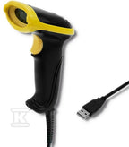 Laserowy czytnik kodów kreskowych 1D, USB, 50860