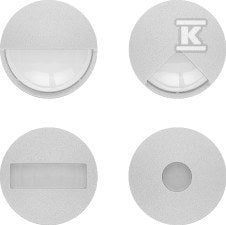 Przesłonki do czujnika ruchu TECR1.01/..: Aluminium mat, SIMON55