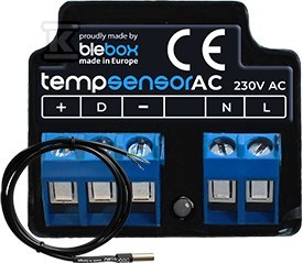 Czujnik temperatury od -55 do 125 stopni Celsjusza, dopuszkowy, sterowany smartfonem [Wi-Fi], SIMON55