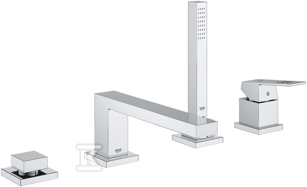 Bateria wannowa Grohe EuroCube 4-otworowa chrom