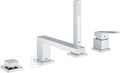 Bateria wannowa Grohe EuroCube 4-otworowa chrom
