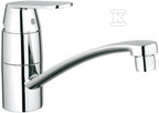 Eurosmart Cosmopolitan Jednouchwytowa bateria zlewozmywakowa, DN 15, chrom, kąt obrotu wylewki 140°, głowica ceramiczna 46 mm, do montażu podokiennego