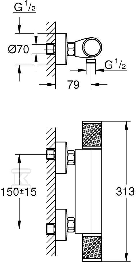 Bateria Termostatyczna GRT 1000 Performance THM