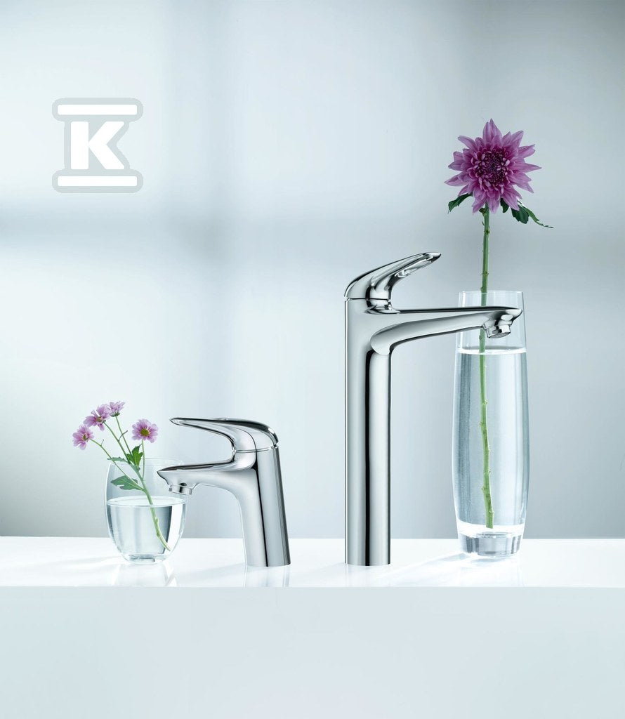 Bateria umywalkowa Grohe Eurostyle jednouchwytowa, rozmiar S, z korkiem, mieszacz z otworem