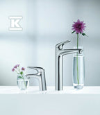 Bateria umywalkowa Grohe Eurostyle jednouchwytowa, rozmiar S, z korkiem, mieszacz z otworem