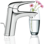 Bateria umywalkowa Grohe Eurostyle jednouchwytowa, rozmiar S, z korkiem, mieszacz z otworem