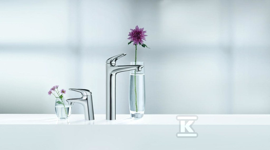 Bateria umywalkowa Grohe Eurostyle jednouchwytowa, rozmiar S, z korkiem, mieszacz z otworem