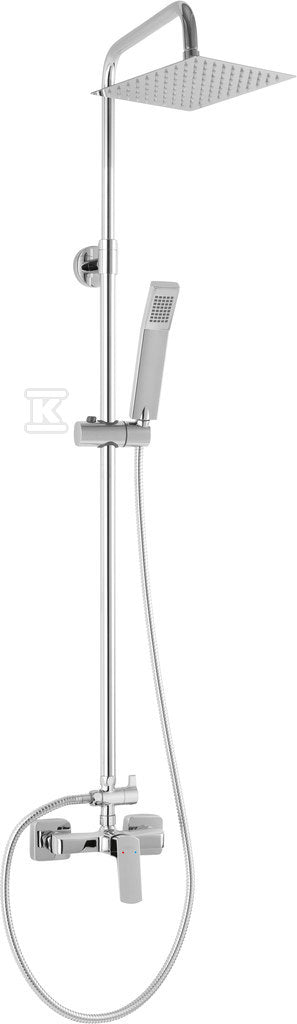 VITTO VERDELINE zestaw natryskowy NP81 z baterią BVI7UVL, chrom
