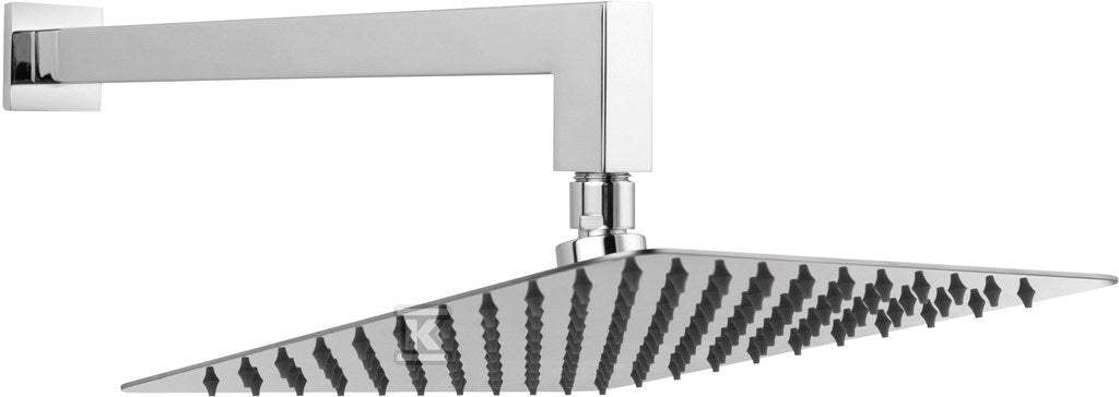 Zestaw natryskowy z deszczownią 250x250 mm slim, chrom