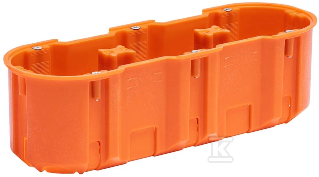 Puszka podtynkowa M3x60DF MULTIWALL SLIM pomarańczowy