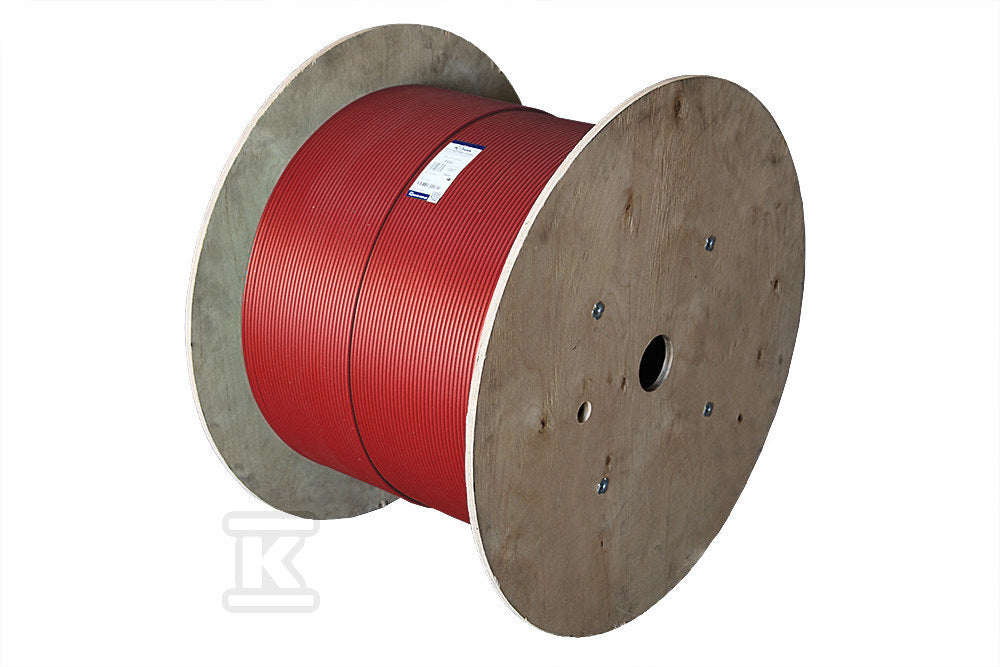Mikrorura do prowadzenia i ochrony światłowodów FiberGuard rowkowana FGG 10x14 czerwona.Rura do mikrokanalizacji o długości 1000 mb