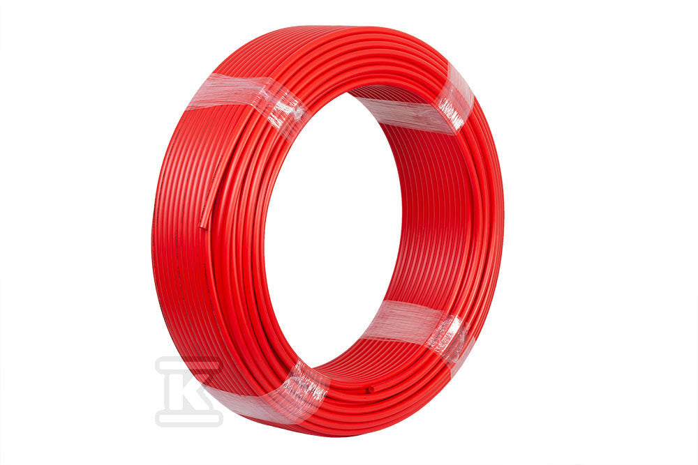 Mikrorura do prowadzenia i ochrony światłowodów FiberGuard rowkowana FGG 10x14 czerwona. Rura do mikrokanalizacji o długości 200 mb.
