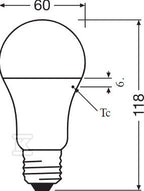 Lampa LED Value Class CLASSIC A 100 FR non-dim 13W/827 E27 LEDVANCE