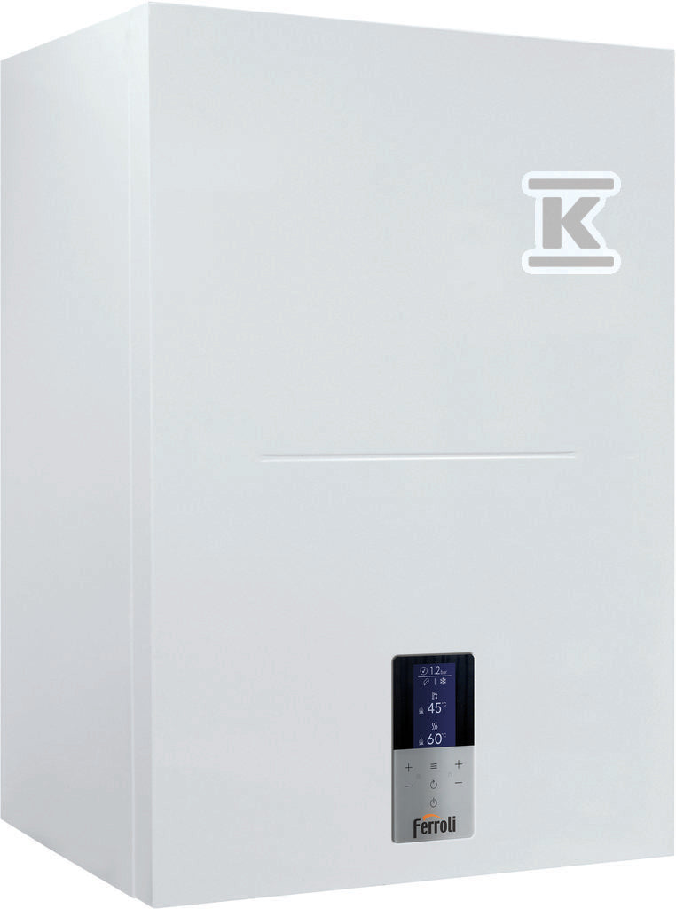 Kocioł gazowy kondensacyjny BLUEHELIX HI-TECH RRT 28 K50 wiszący z zasobnikiem cwu ze stali nierdzewnej (poj. 50 l) z dualną wężownicą INOX oraz automatyką pogodową