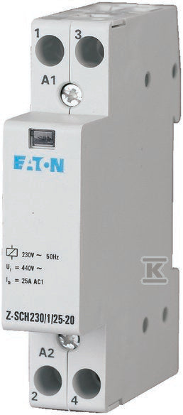 Stycznik instalacyjny Z-SCH Z-SCH230/1/25-20