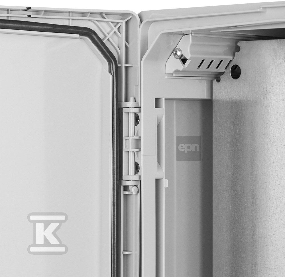 Obudowa natynkowa N/T (szafka rozdzielcza) SR6 400x500x175 z płytą metalową, IP65 INDUSTRIAL