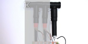 Ekranowany ogranicznik przepięć (SPRZĘGAJĄCY) do pola liniowego 20kV do podłączenia do RSTI, marka Raychem / TE Connectivity TE-CS3111