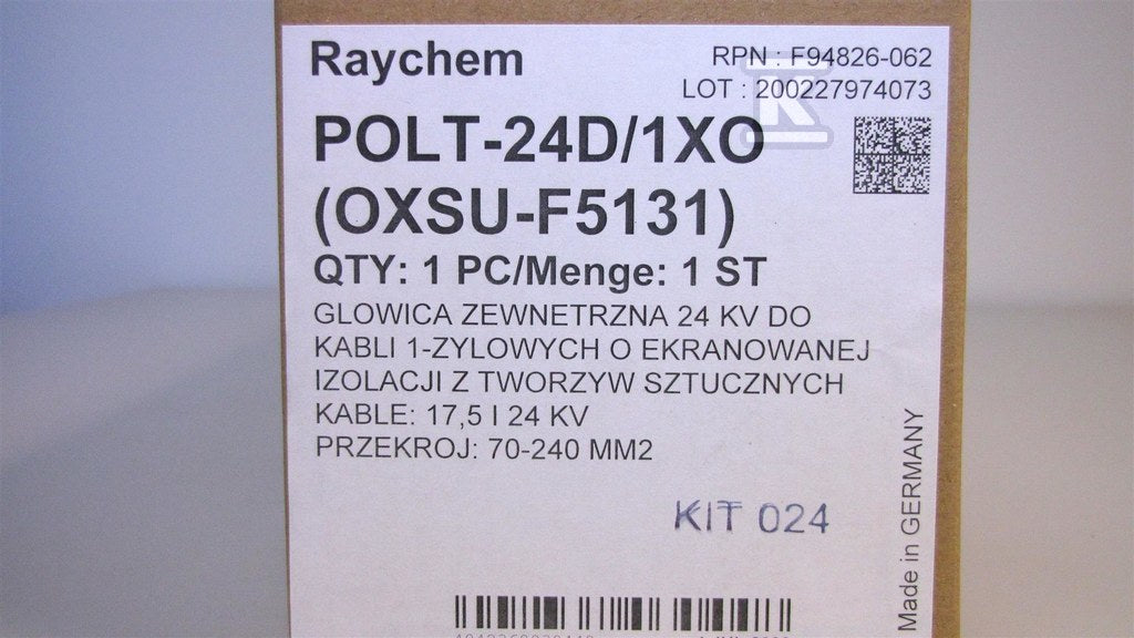Głowica zewnętrzna POLT-24D/1XO,(70-240) zestaw na 3 żyły, marka RAYCHEM